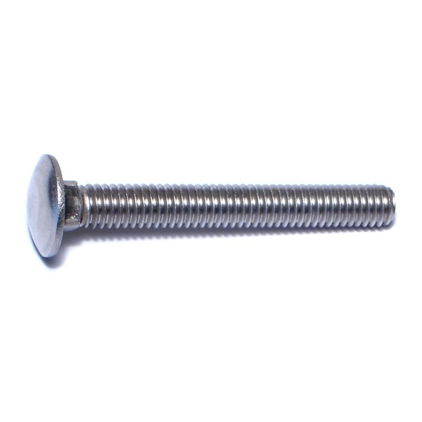 Midwest Fastener 5/16"-18 x 2-1/2" 18-8 Stainless Steel Coarse Thread Carriage Bolts 25PK 50603